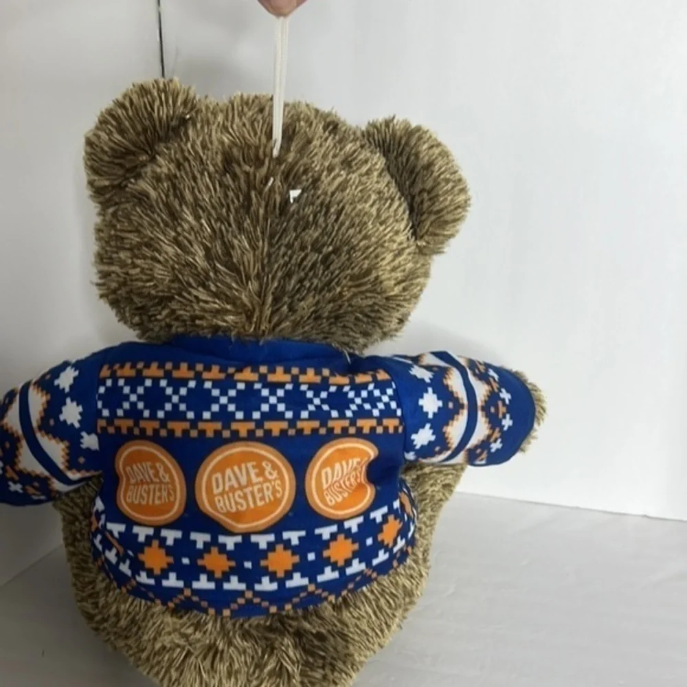 DAVE & BUSTER BEAR WITH JERSEY